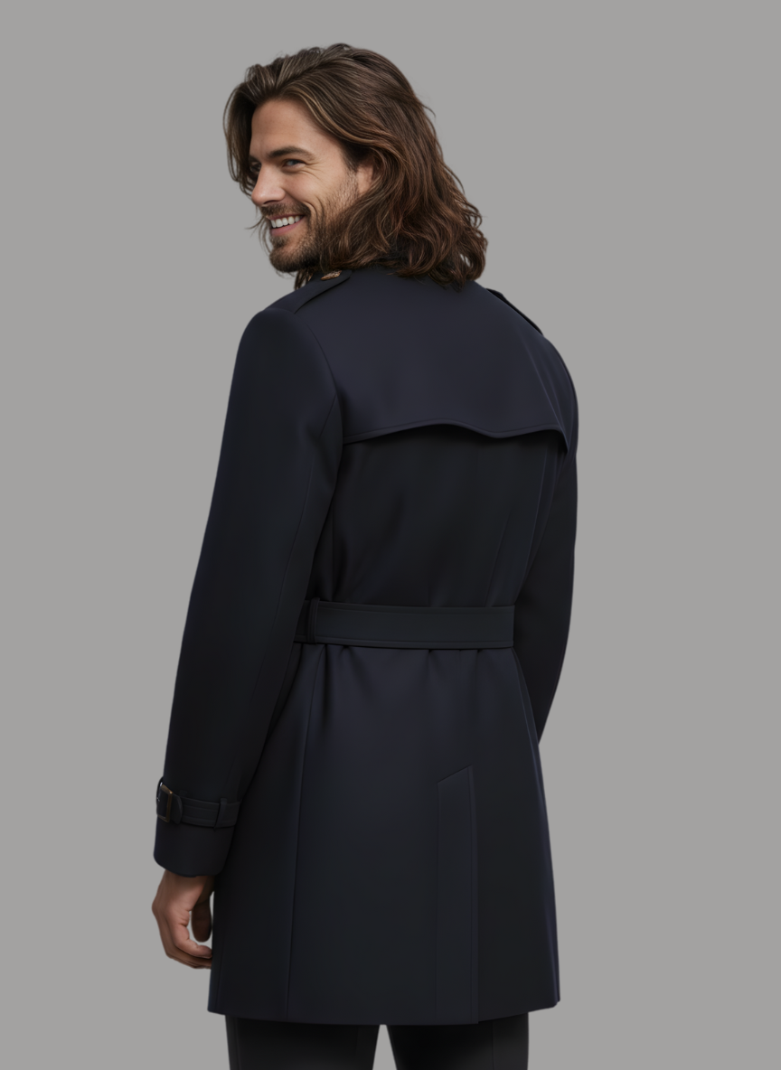 Simon Wool Belted Coat