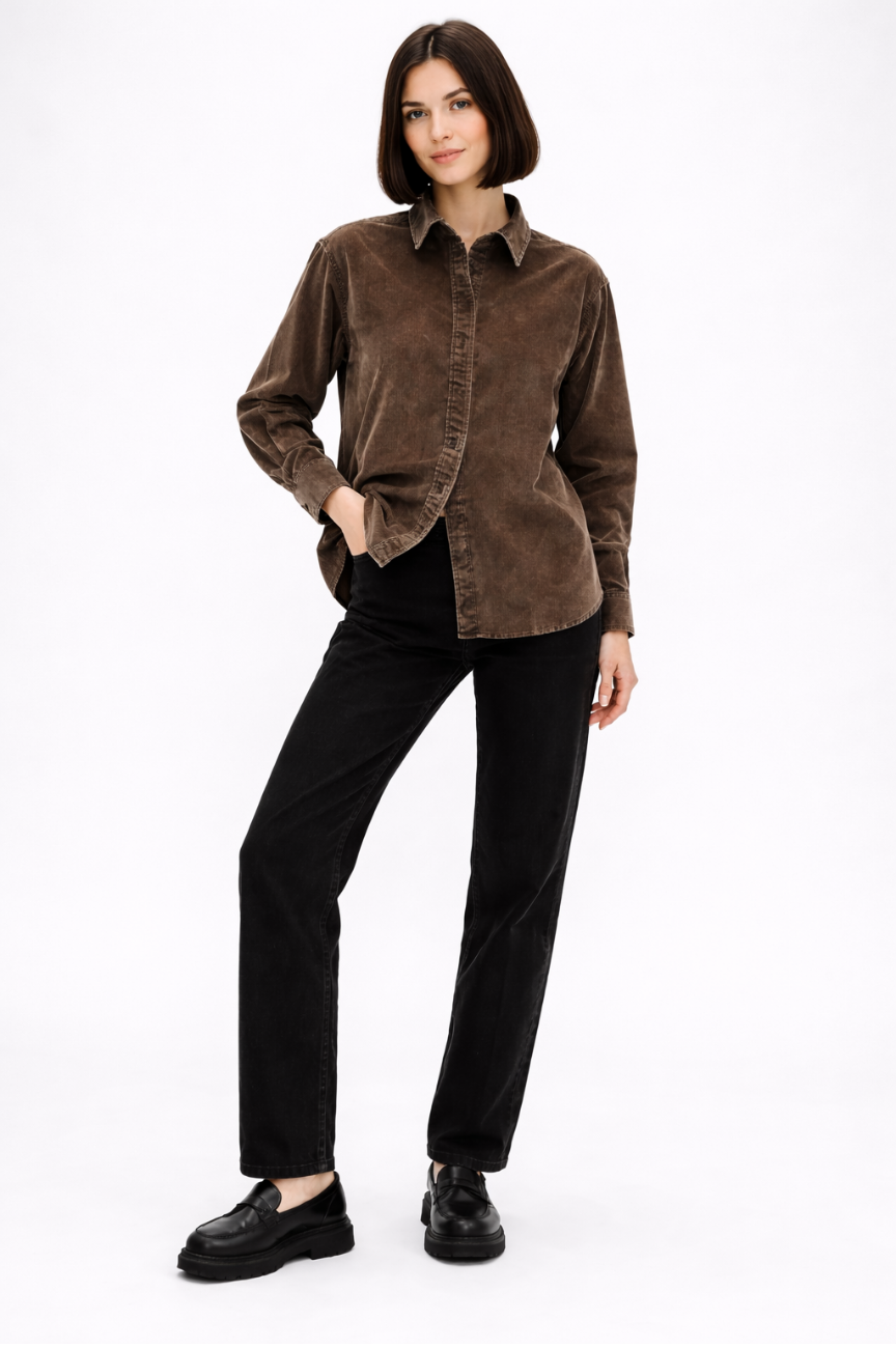 Sevilla Corduroy Big Shirt