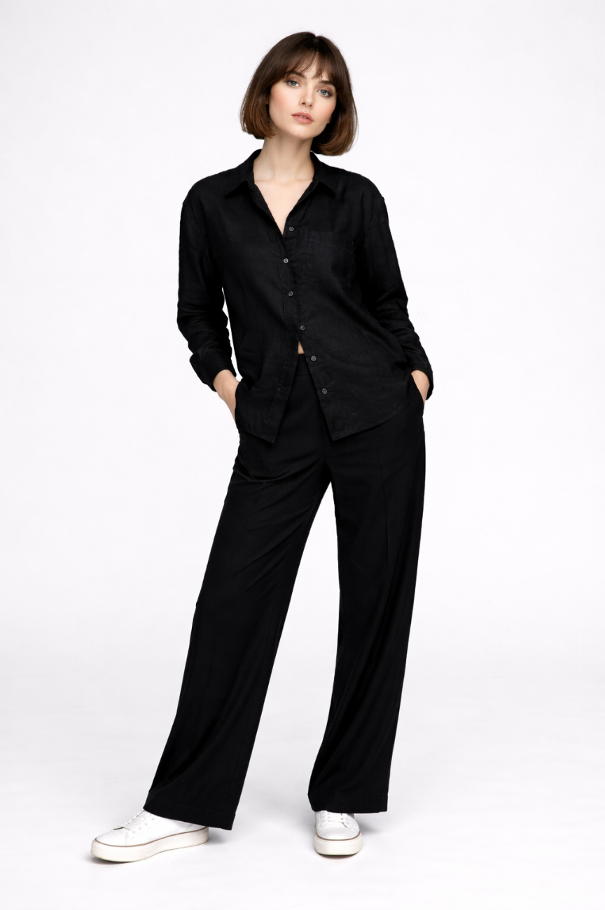 Sienna 100% Linen Oversized Shirt