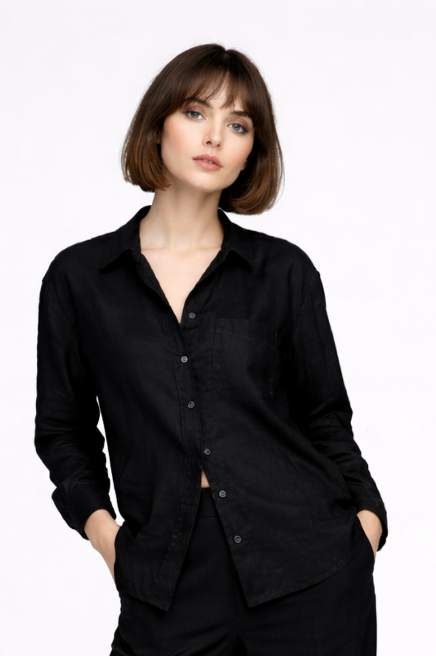 Sienna 100% Linen Oversized Shirt