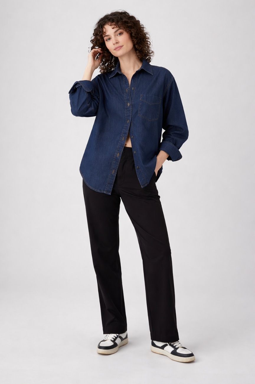 Sofia Denim Big Shirt