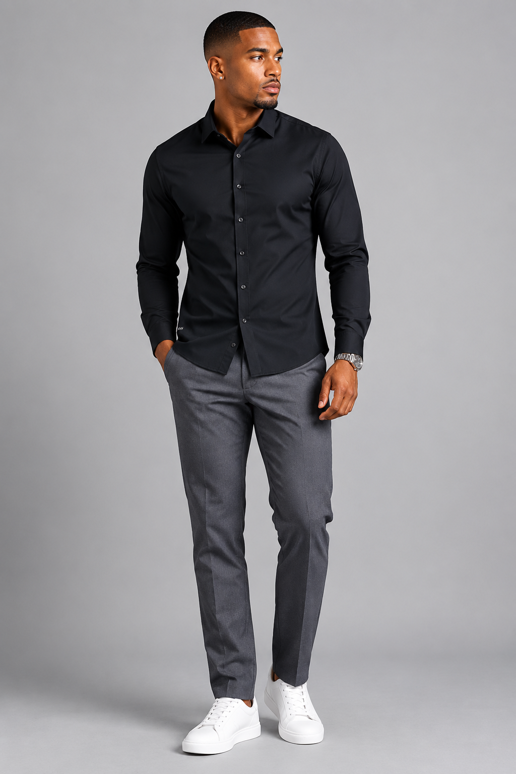 St. Tropez Lux Long Sleeve Button Down