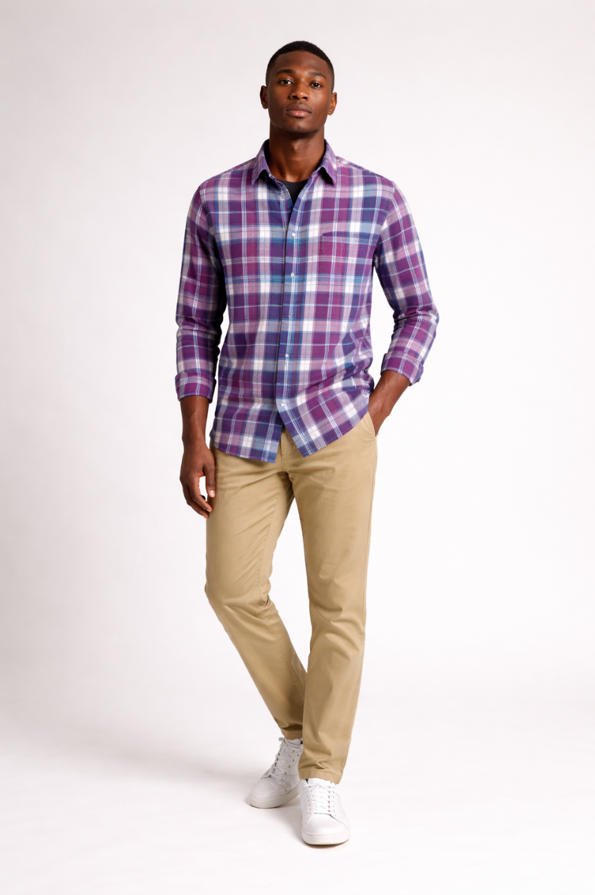 Strasbourg Pure Madras Cotton Flannel