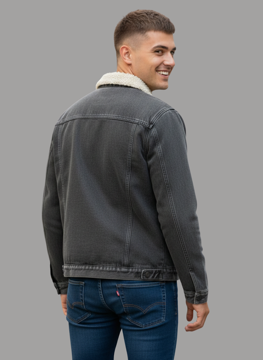 Taburno Sherpa Denim Jacket