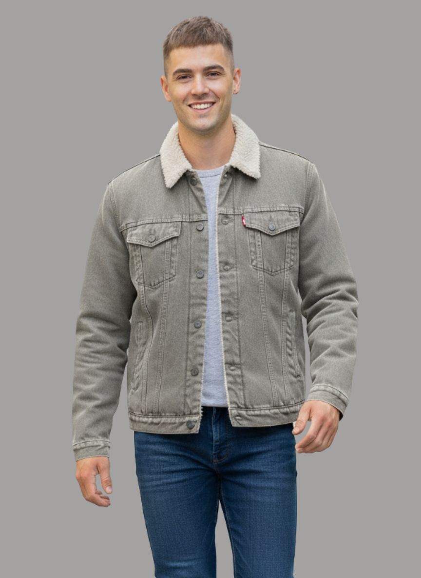 Taburno Sherpa Denim Jacket