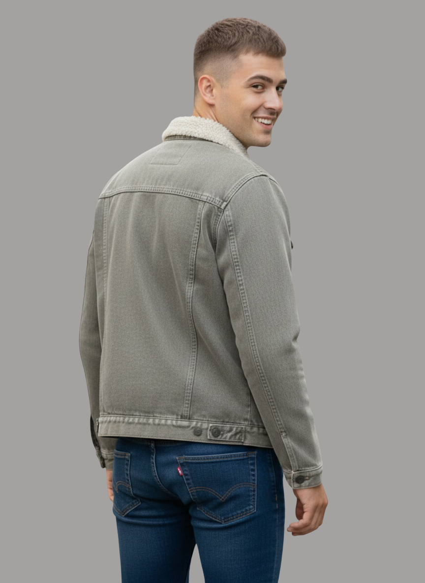 Taburno Sherpa Denim Jacket