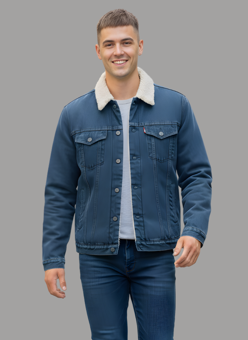 Taburno Sherpa Denim Jacket