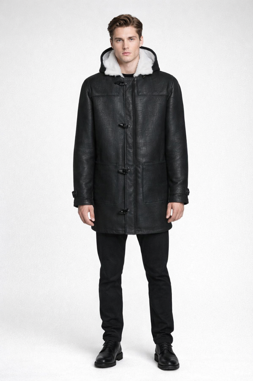Tony Shearling Lamb Parka