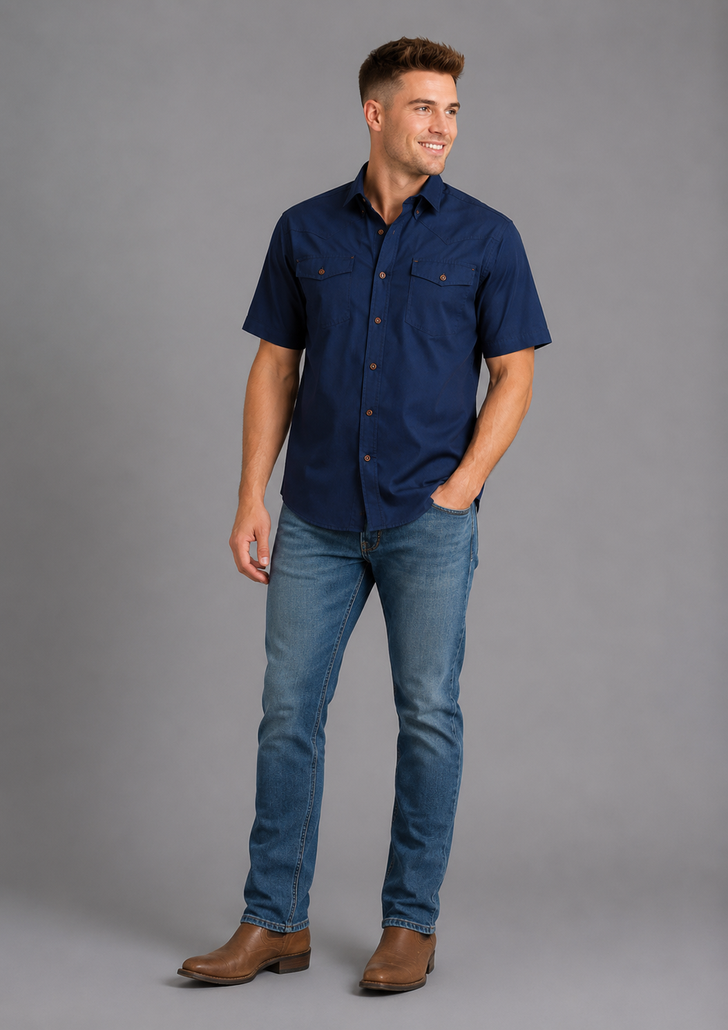 Tatum Rebar Made Tough Dura-Stretch Work Shirt