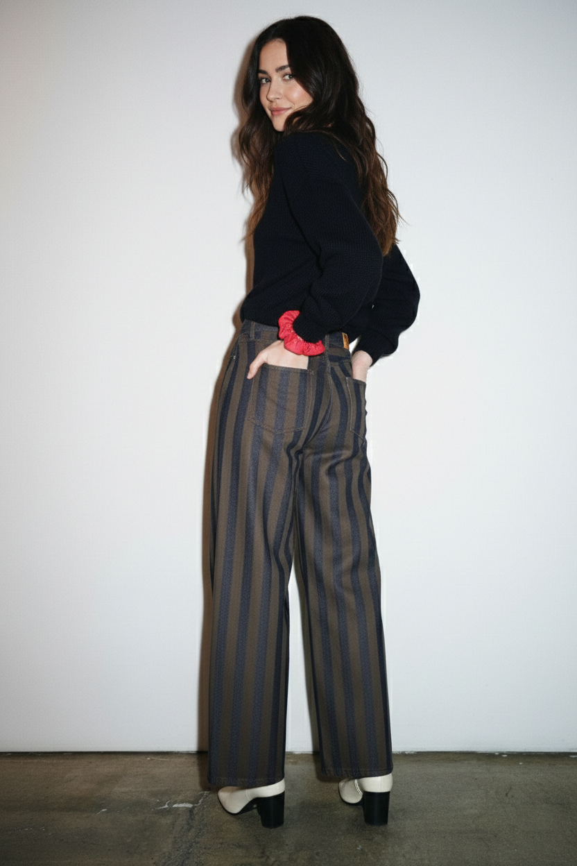 Thorne Mid-rise Jeans with Belt Loops