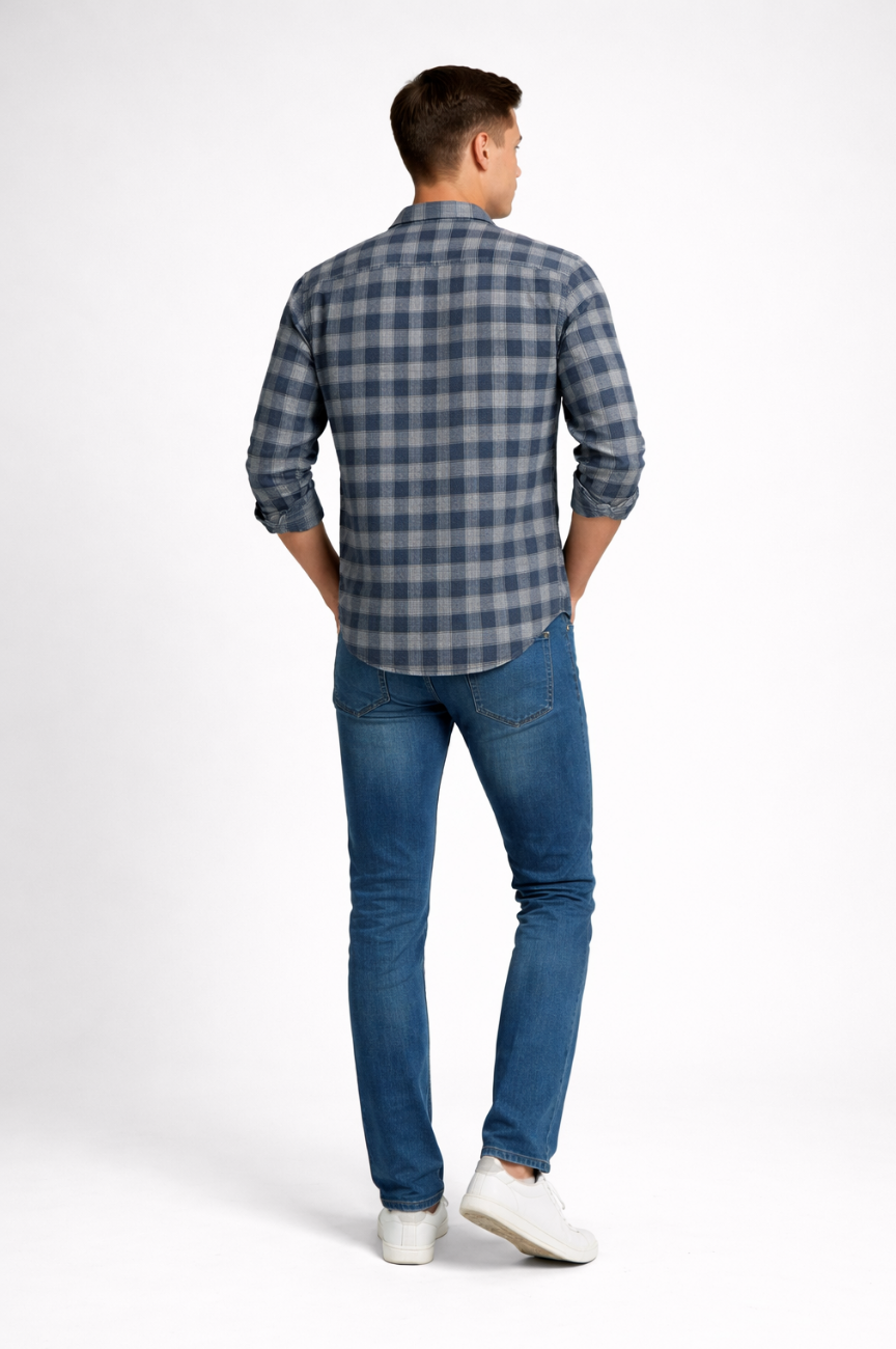 Toulon Men's Lieback Organic Cotton Flannel