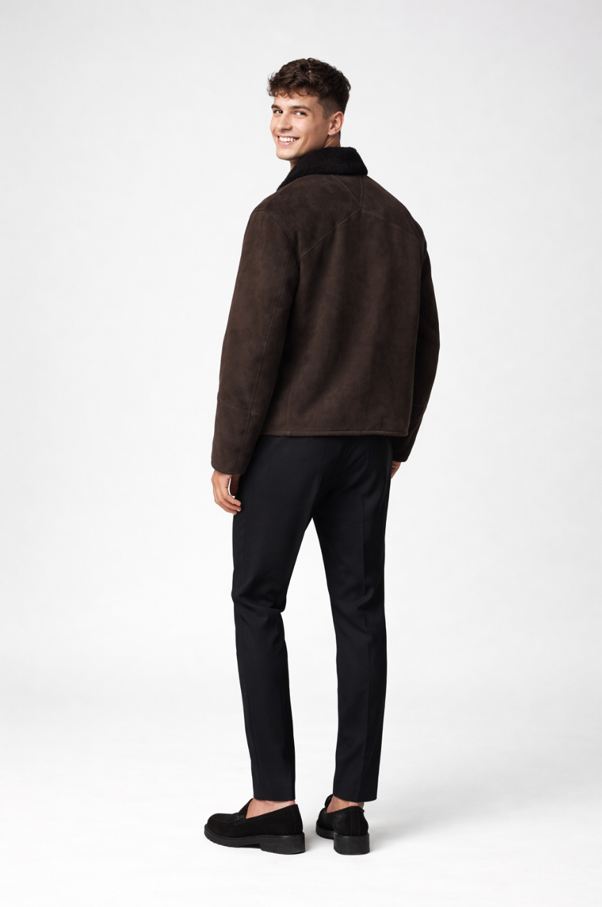Uryu Shearling Blouson Jacket