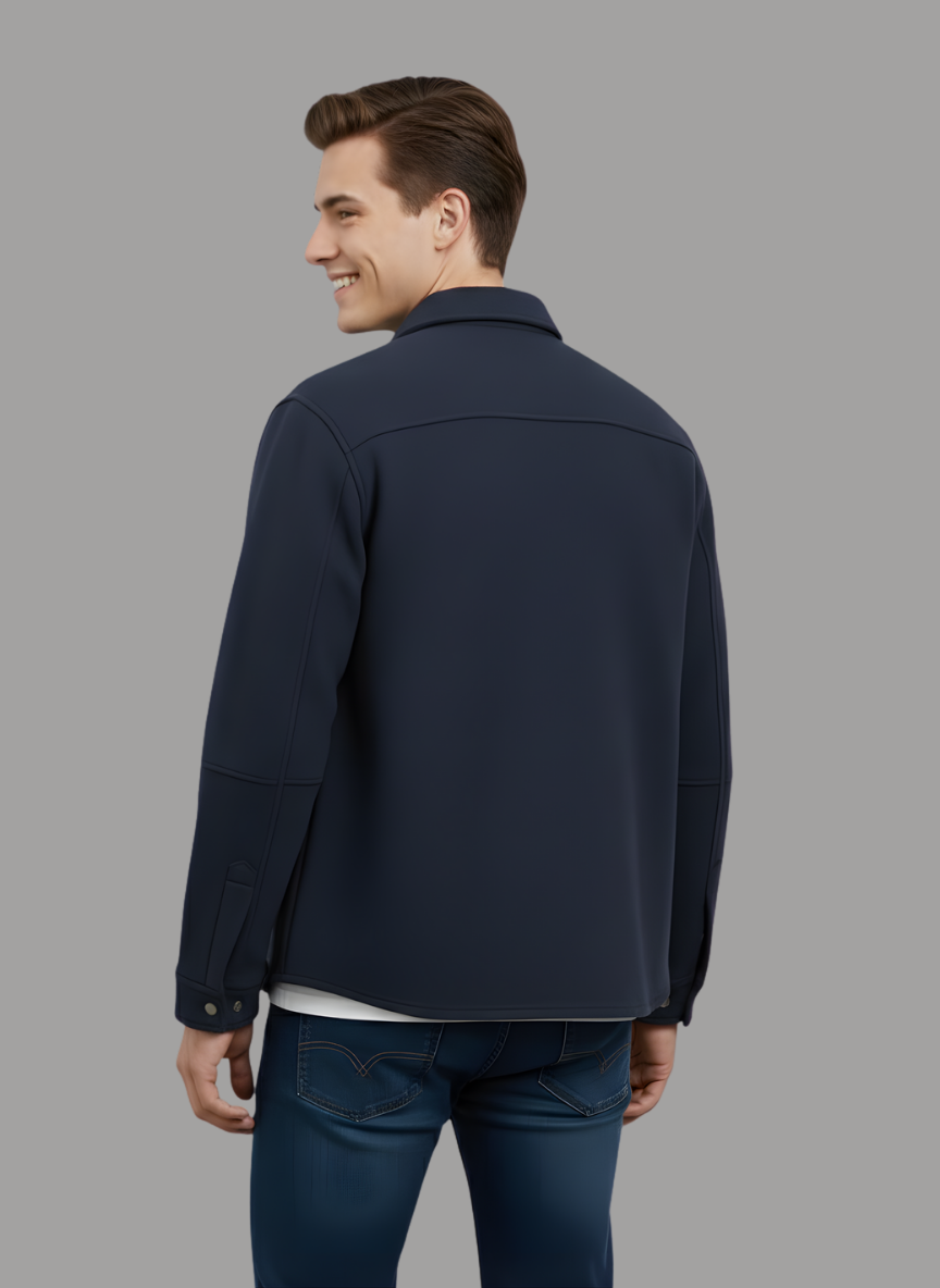 Uzbek Faux Suede Overshirt