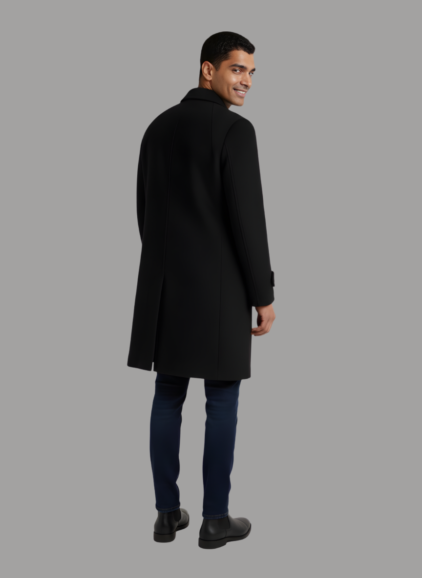 Valenor Single Breasted Overcoat