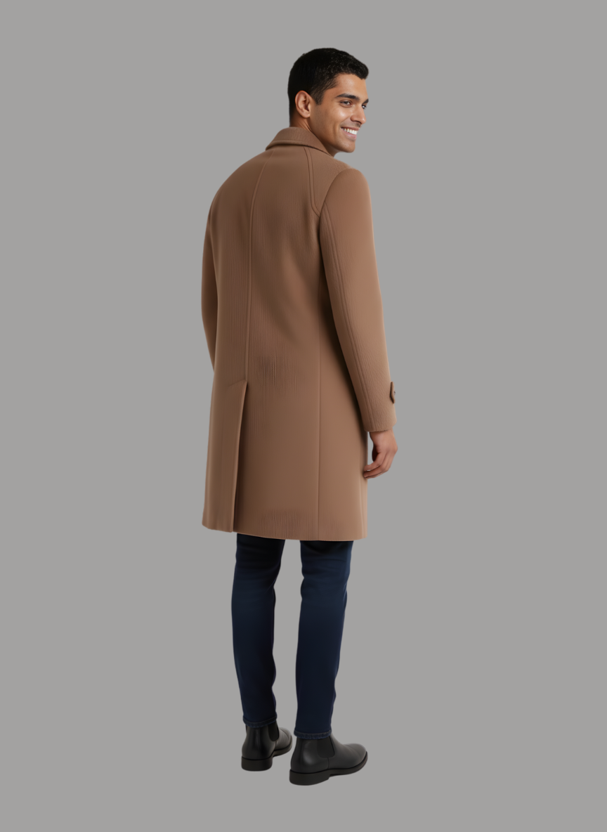 Valenor Single Breasted Overcoat