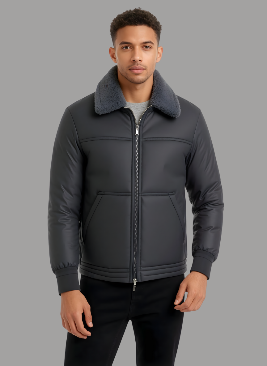 Vincent Mid-Layer Jacket with Borg Collar