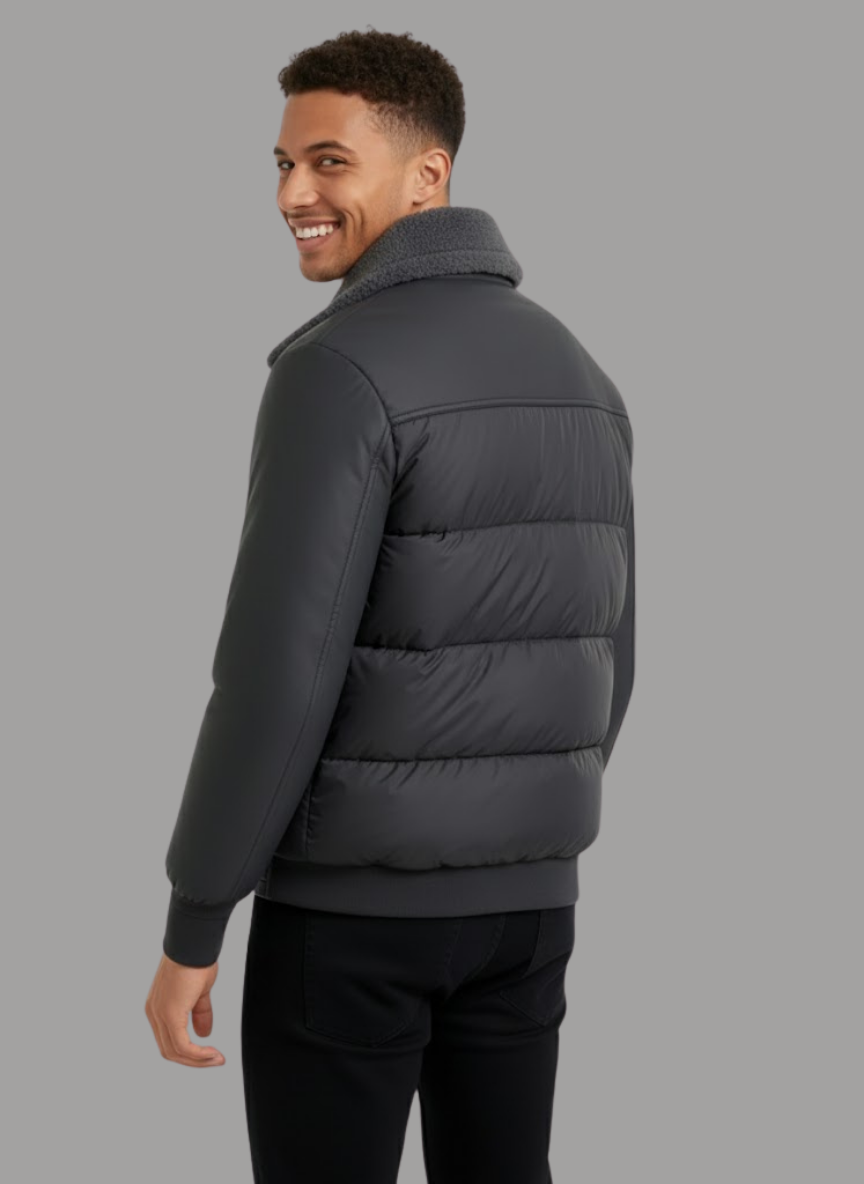 Vincent Mid-Layer Jacket with Borg Collar