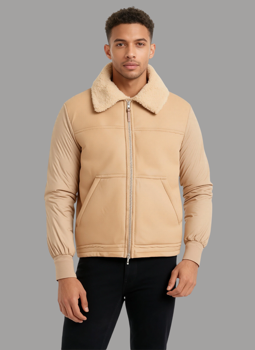 Vincent Mid-Layer Jacket with Borg Collar