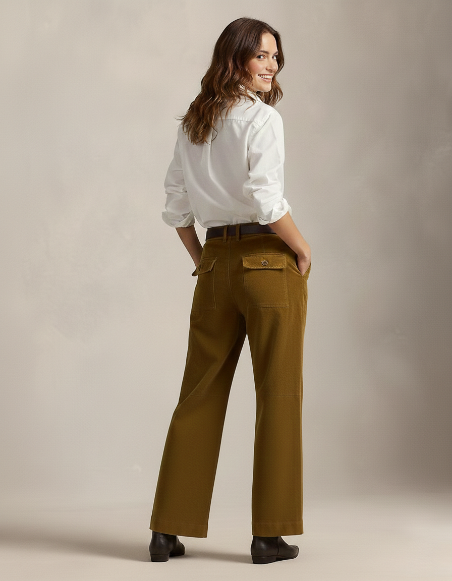 Vesper Wide-Leg Crop Suede Pants