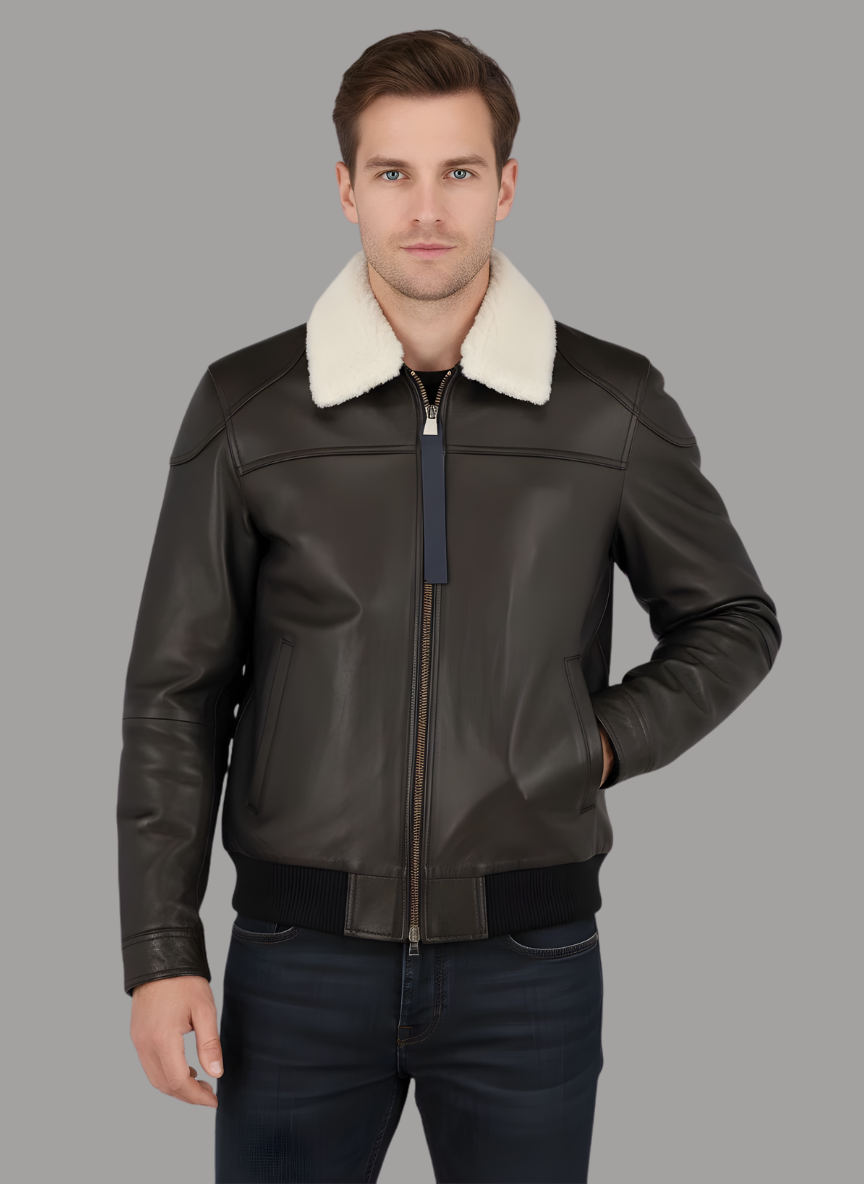 Willard Slim-Cut Leather Jacket