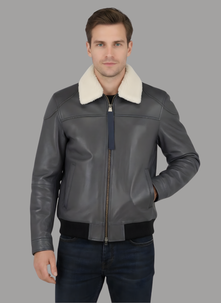 Willard Slim-Cut Leather Jacket
