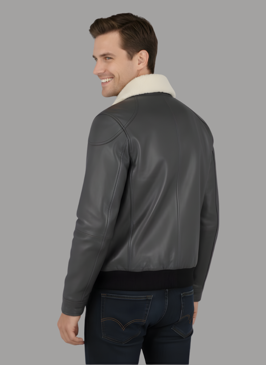 Willard Slim-Cut Leather Jacket