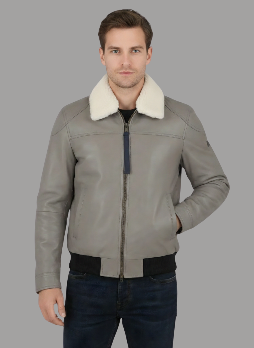 Willard Slim-Cut Leather Jacket