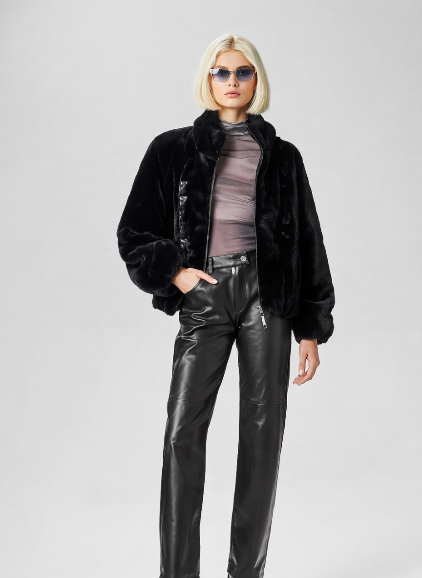 Winona Boxy Moto Fleece