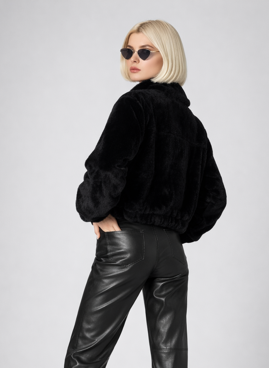 Winona Boxy Moto Fleece