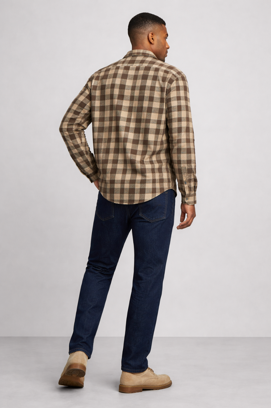 Worcester Flannel Pocket Station Shirt