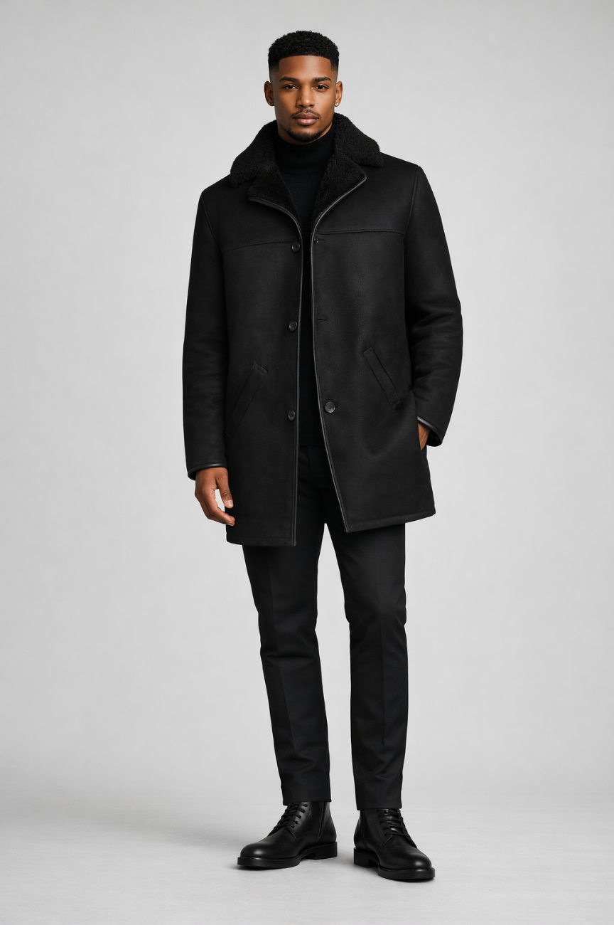 Yuri Soft Shearling Coat