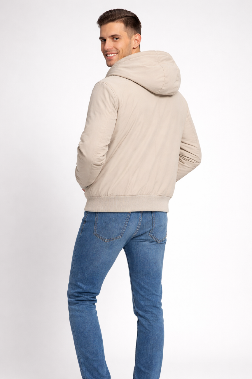Zaemon Shearling Lined Bomber Jacket
