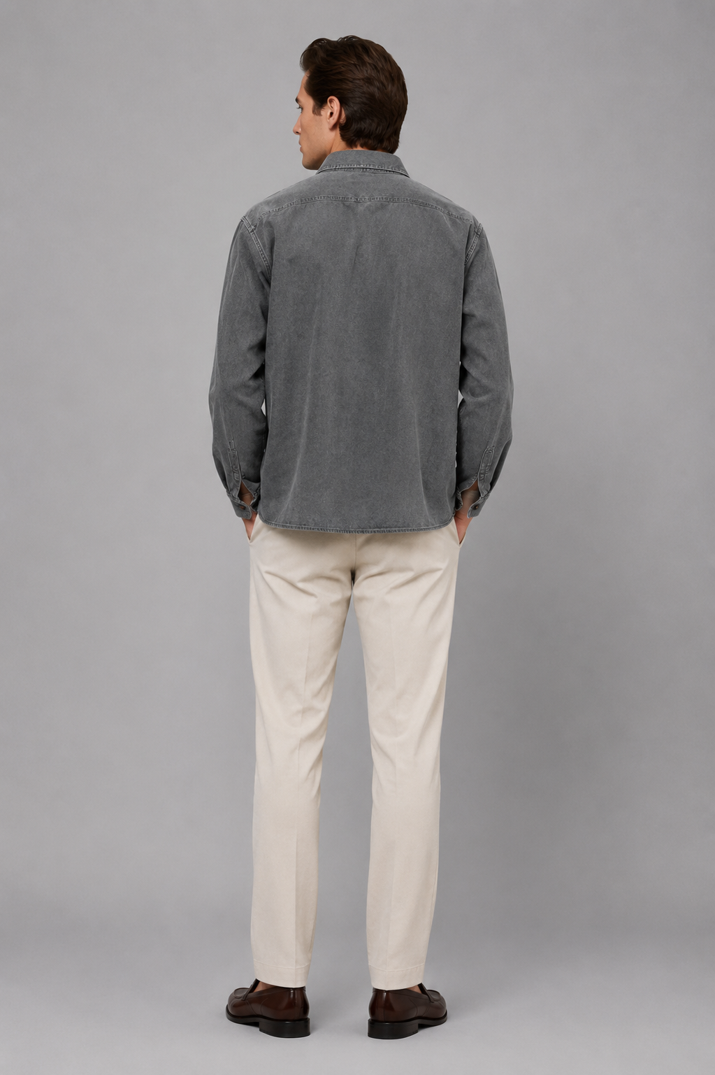 Zion Relaxed-Fit Boxy Corduroy Shirt