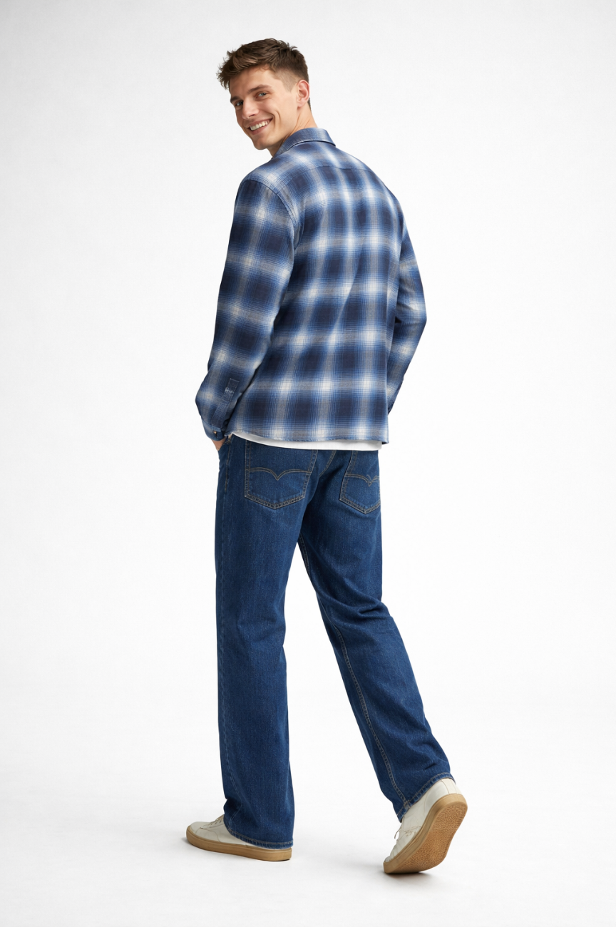 Zwolle Regular-Fit Flannel Overshirt